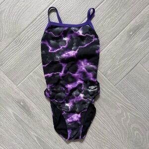 Women's SPEEDO ENDURANCE 1 PC Swimming Suit size 26, Lightning Purple